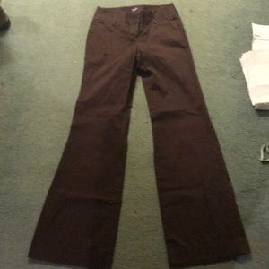 Dark brown slacks